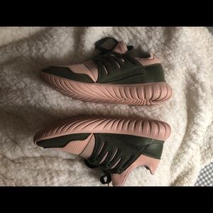 Pink Adidas tubulars